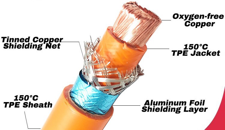 silicone power cable silicone power cable